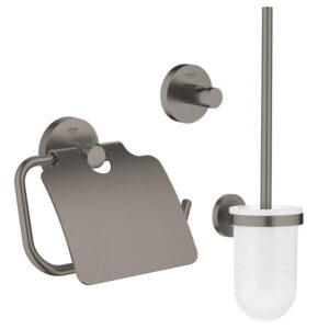 GROHE Essentials Toilet accessoireset 3-delig met toiletborstelhouder