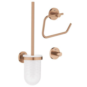 GROHE Essentials Toilet accessoireset 3-delig met toiletborstelhouder