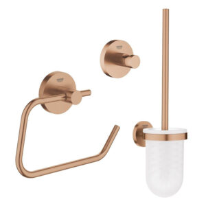 GROHE Essentials Toilet accessoireset 3-delig met toiletborstelhouder