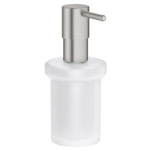 grohe essentials zeepdispenser glas zonder houder supersteel sw375292