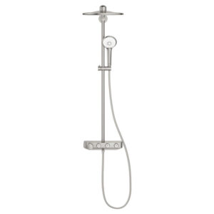 grohe euphoria smartcontrol regendoucheset hoofddouche 31cm hannddouche rond supersteel sw438967