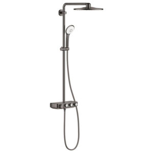 grohe euphoria smartcontrol regendoucheset opbouw hoofddouche 31cm hannddouche rond hard graphite sw484604