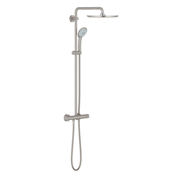 GROHE Euphoria xxl Regendoucheset Opbouw - hoofddouche 31cm - handdouche rond - supersteel OUTLETSTORE 26075DC0