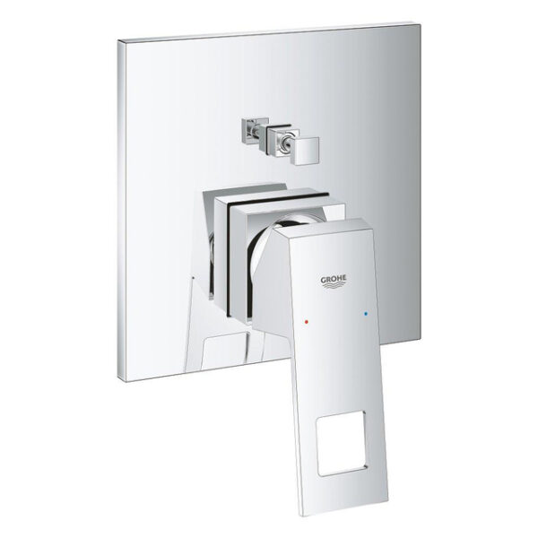 grohe eurocube afbouwdeel v. inbouw badkraan m. omstel supersteel sw523669