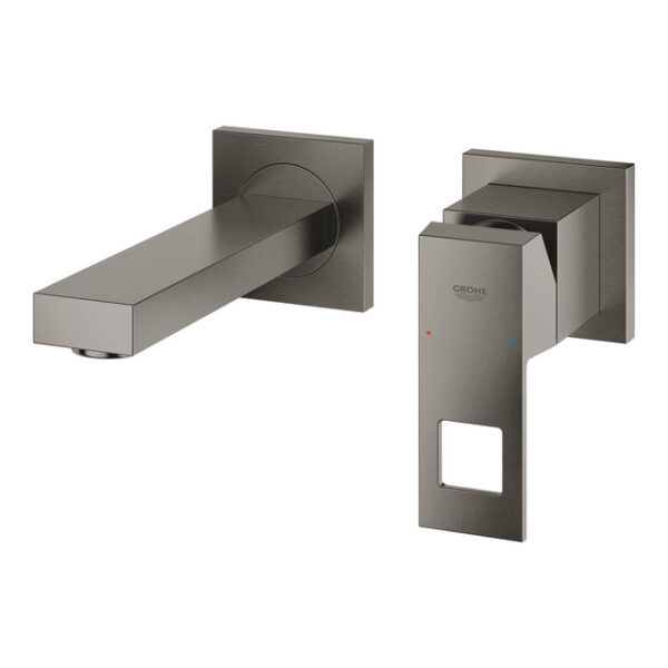 GROHE Eurocube afbouwdeel v. inbouw wandkraan met uitloop 17.2cm brushed hard graphite 19895AL0