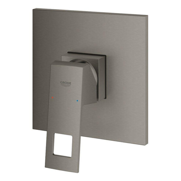 grohe eurocube inbouwthermostaat 1 knop zonder omstel brushed hard graphite sw523743