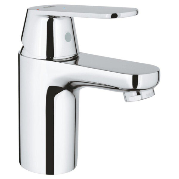 grohe eurosmart cosmopolitan waterbesparende wastafelkraan s size met push open chroom sw439089