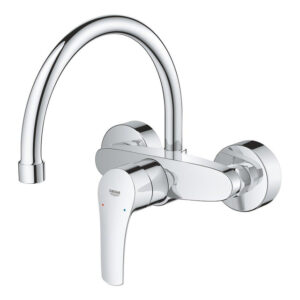 grohe eurosmart keukenkraan hoog draaibare uitloop inbouw chroom sw536493