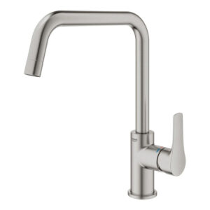 grohe eurosmart keukenkraan hoog draaibare uitloop rvs look sw536420