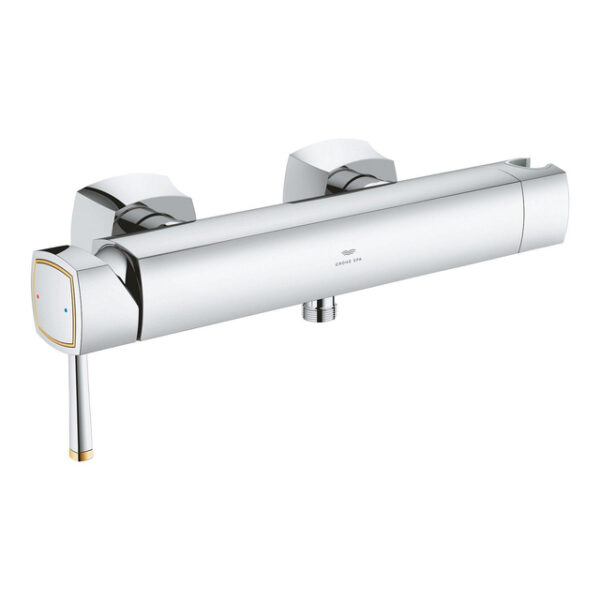 Grohe Grandera douchemengkraan m/handdouchehouder chroom/goud 24373ig0