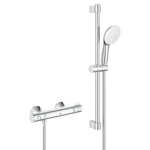 grohe grohtherm 800 comfortset 150mm met koppelingen 60cm chroom sw999086