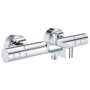 grohe grohtherm 800 cosmopolitan badkraan thermostatisch met omstel en koppelingen chroom sw444515