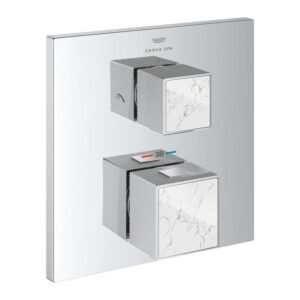 grohe grohtherm cube afdekset thermostaat m omstel white attica sw960283