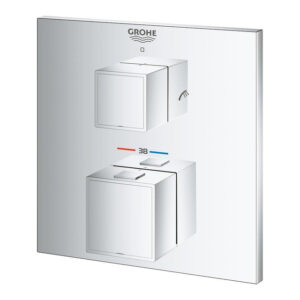 grohe grohtherm cube mengkraan inbouw 2 knoppen bad douche chroom sw296682