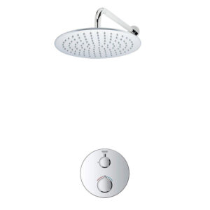 GROHE Grohtherm Regendoucheset Inbouw - hoofddouche 30 cm - 1 functie - wandarm 35cm - chroom SW236914 sw105953 SW696252 SW720559