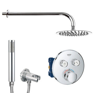 GROHE Grohtherm Smartcontrol Regendoucheset Inbouw - hoofddouche 20 cm - wandarm chroom 0436986/sw104917/sw105953/sw285093/sw293279/sw2937