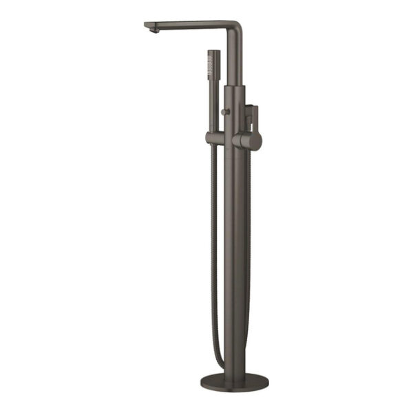 GROHE Lineare afbouwdeel v. vrijstaande badkraan vloermontage m. omstel m. sena handdouche en doucheslang 125cm brushed hard graphite 23792AL1