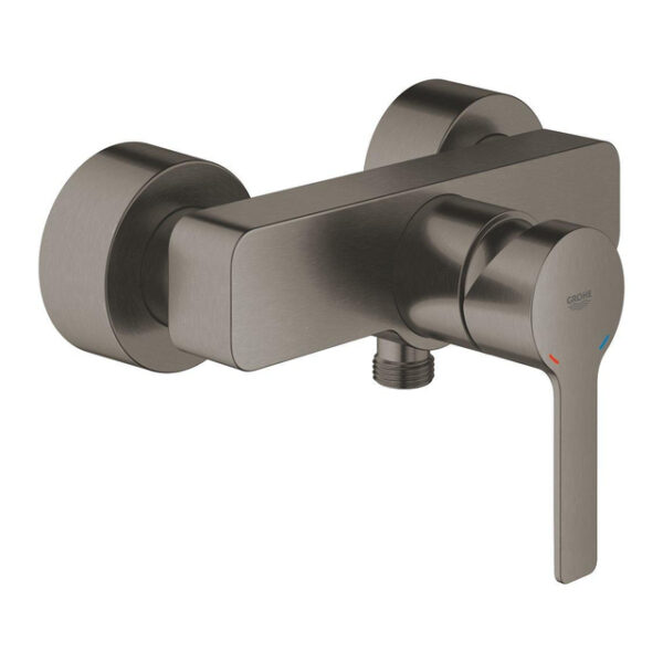 GROHE Lineare New douchekraan zonder omstel m. koppelingen HOH=15cm brushed hard graphite 33865AL1