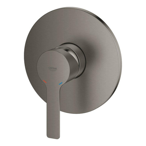 grohe lineare new inbouwthermostaat 1 knop brushed hard graphite sw523640