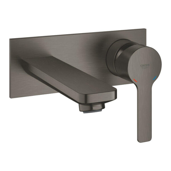 grohe lineare waterbesparende afbouwdeel v. inbouw wandkraan m size met uitloop 14.9cm brushed hard graphite sw444521