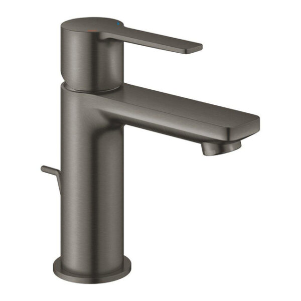 GROHE Lineare waterbesparende wastafelkraan xs-size met waste brushed hard graphite 32109AL1