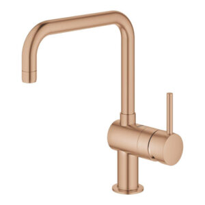 GROHE Minta Keukenkraan - hoog - draaibare u uitloop - warm sunset geborsteld 32488DL0