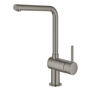 GROHE Minta Keukenkraan - hoog - l uitloop - hard graphite geborsteld 31375AL0