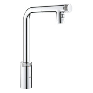 Grohe Minta smartcontrol keukenkraan L-uitl. uittrekbare dual spray 31889000