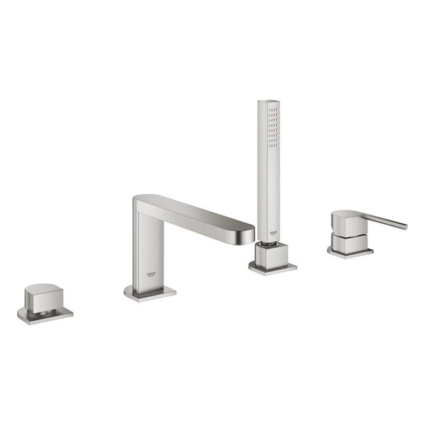 GROHE Plus afbouwdeel 4-gats badrandcombinatie m. omstel incl. baduitloop