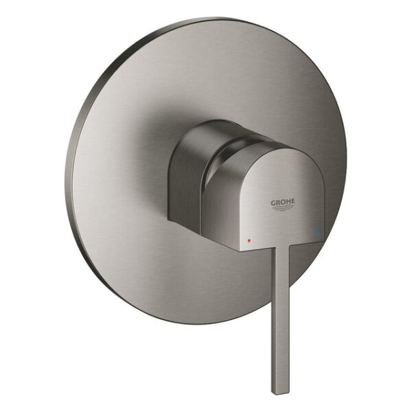 grohe plus inbouwthermostaat 1 knop zonder omstel brushed hard graphite sw523594