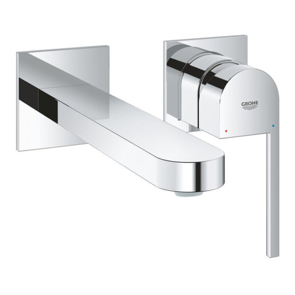 grohe plus waterbesparende afbouwdeel voor wandkraan l size met sprong 20.5cm chroom sw296761