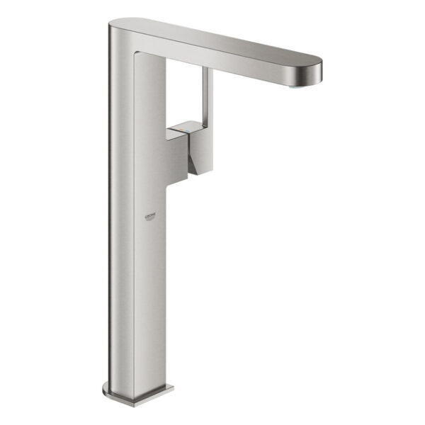 grohe plus waterbesparende wastafelkraan xl size m. gladde body supersteel sw444527