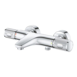 GROHE Precision Feel thermostatische opbouw badmengkraan met vaste uitloop Chroom 34788000