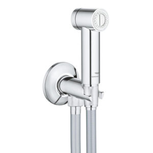 Grohe Rainshower aqua wandhouderset met hoekstopkraan chroom 26840000