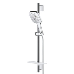 GROHE Rainshower SmartActive 130 Cube glijstangset 3 straalsoorten chroom 26584000