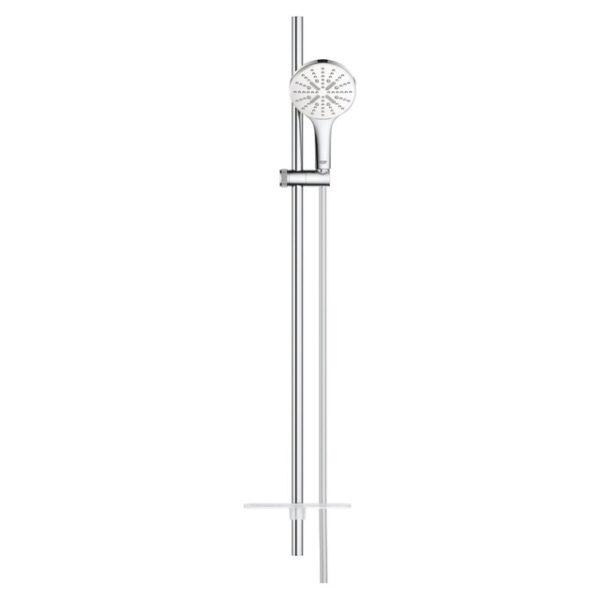 grohe rainshower smartactive 130 glijstangset m. zeepschaal 90cm chroom sw472428