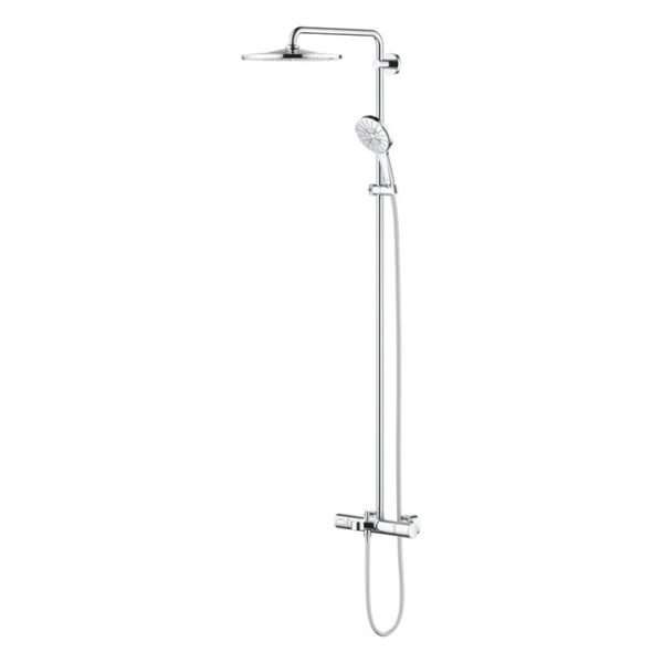 GROHE Rainshower SmartActive Regendoucheset Opbouw - badkraan - hoofddouche 31cm - handddouche rond - chroom 26657000