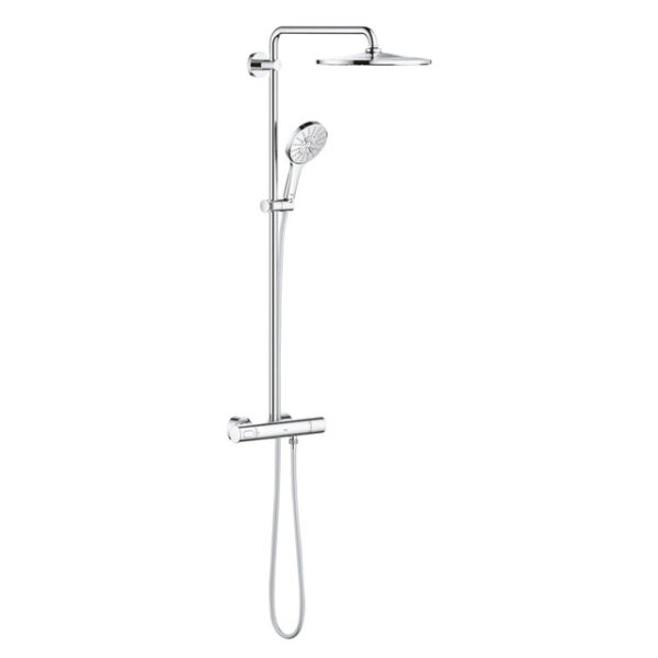 grohe rainshower smartactive regendoucheset opbouw hoofddouche 31cm handdouche rond chroom sw472306