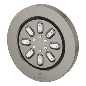 GROHE Rainshower Zijdouche - 2 straalsoorten - 8.9x8.9cm - rond - brushed hard graphite 26801AL0