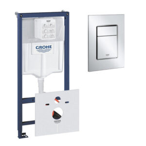 grohe rapid sl inbouwreservoir inclusief grohe skate cosmopolitan bedieningsplaat chroom sw680023