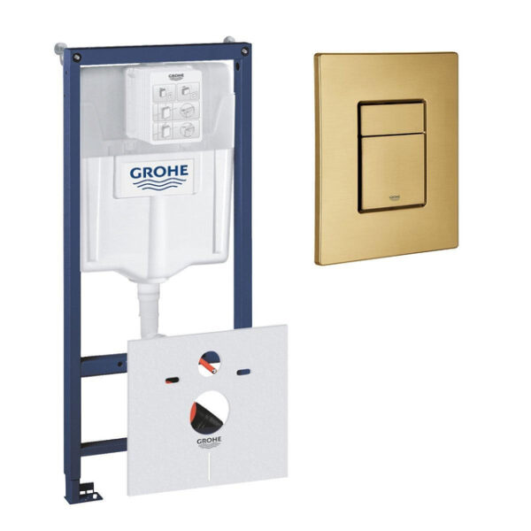 GROHE Rapid SL inbouwreservoir inclusief GROHE Skate cosmopolitan bedieningsplaat Cool Sunrise 0729205/sw107647/sw242308/