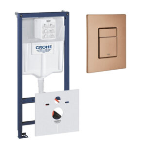 grohe rapid sl inbouwreservoir inclusief grohe skate cosmopolitan bedieningsplaat warm sunset sw680031