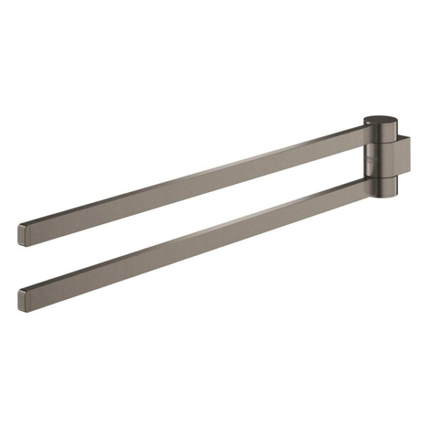 GROHE Selection 2-lids handdoekhouder 40cm draaibaar brushed hard graphite 41063AL0