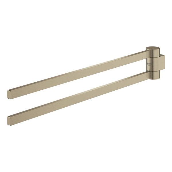 GROHE Selection 2-lids handdoekhouder 40cm draaibaar brushed nikkel 41063EN0