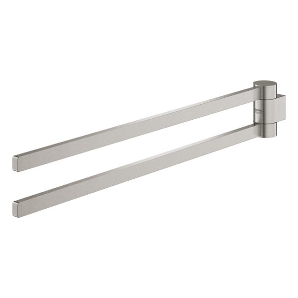 GROHE Selection 2-lids handdoekhouder 40cm draaibaar supersteel 41063DC0