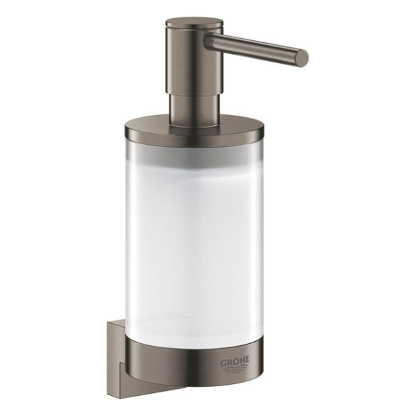 grohe selection wandhouder t.b.v. glas en zeepdispenser brushed hard graphite sw444152