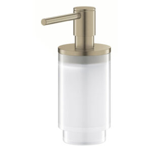 grohe selection zeepdispenser glas 130ml brushed nikkel sw499719