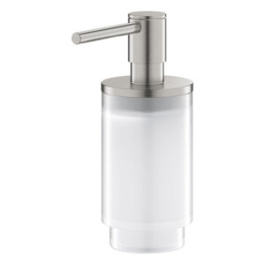 grohe selection zeepdispenser glas 130ml supersteel sw444313