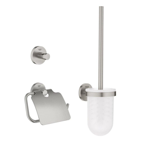 Grohe Start Accessoires set - 3-in-1 - supersteel - rvs-look 41204DC0