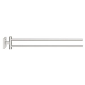 Grohe Start Cube 2-lids handdoekhouder - 43.8cm - draaibaar - supersteel 40976DC0